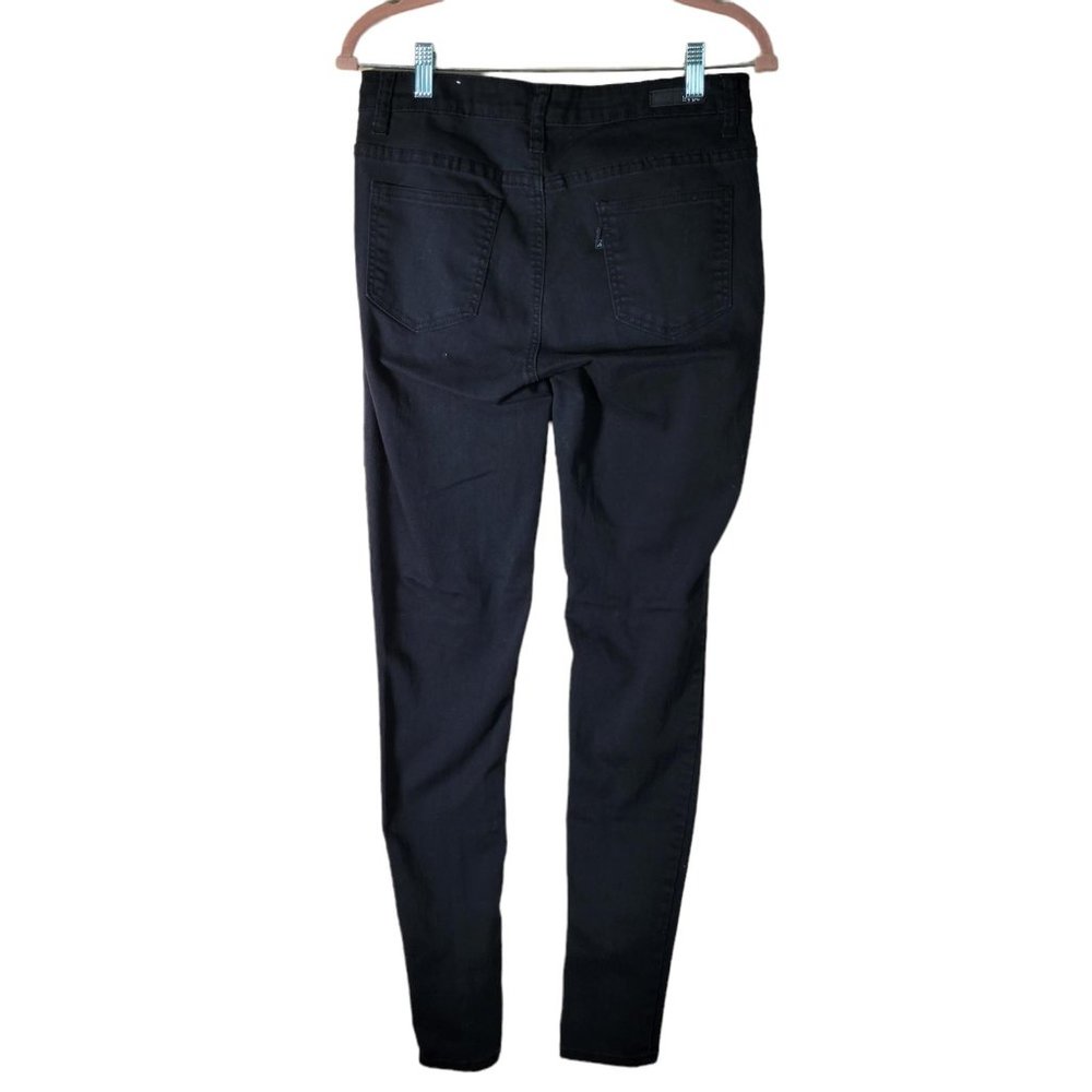 Hype Black Denim Skinny Jeans Women Size 9 - Picture 2 of 10